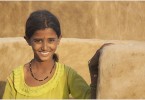 girl in rural India