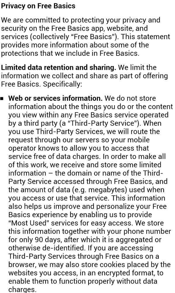 Free Basics privacy 2
